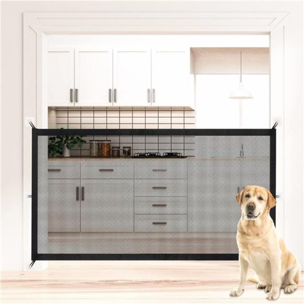 Pet Gate for The House Stairs Providing a Safe Enclosure for pets to Play & Rest